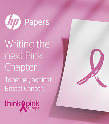 HP Pink Ream, escribiendo en Rosa