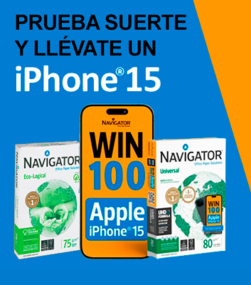 Prueba suerte y gana un iPhone 15
